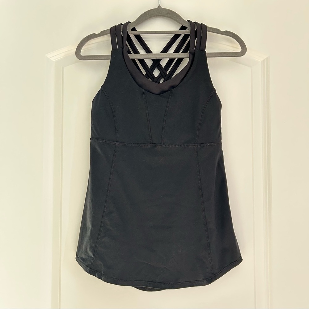 Black Lululemon EUC Tank Top Size 6
